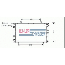 2000501 KUHLER SCHNEIDER Радиатор, охлаждение двигател