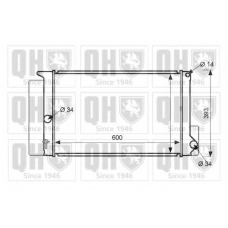 QER2612 QUINTON HAZELL Радиатор, охлаждение двигателя
