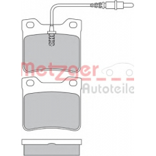 1170336 METZGER Комплект тормозных колодок, дисковый тормоз