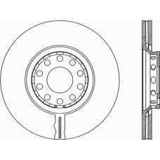 BDR1924.20 OPEN PARTS Тормозной диск