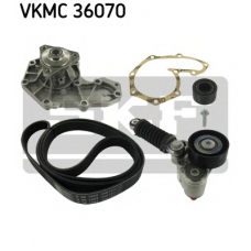 VKMC 36070 SKF Водяной насос + комплект ручейковых ремней