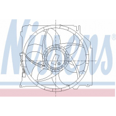 85066 NISSENS Вентилятор, охлаждение двигателя