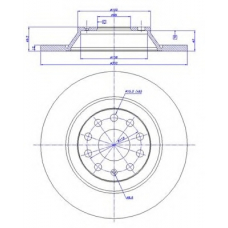 142.1130 CAR Тормозной диск