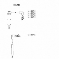 300/731 BREMI Комплект проводов зажигания
