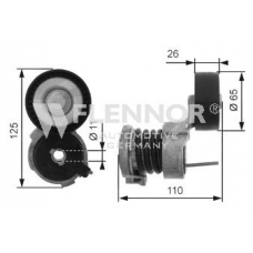 FS99496 FLENNOR Натяжной ролик, поликлиновой  ремень