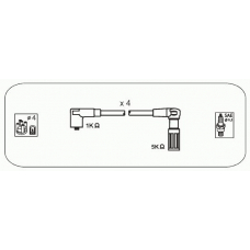 FAS9 JANMOR Комплект проводов зажигания