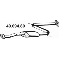 49.694.80 EBERSPACHER Средний глушитель выхлопных газов