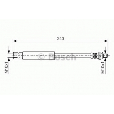 1 987 481 352 BOSCH Тормозной шланг