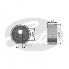 T41154 GATES Натяжной ролик, ремень грм
