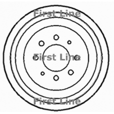FBR737 FIRST LINE Тормозной барабан