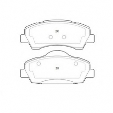 FBP-1951 FREMAX Комплект тормозных колодок, дисковый тормоз