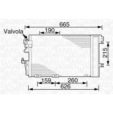 350203257000 MAGNETI MARELLI Конденсатор, кондиционер