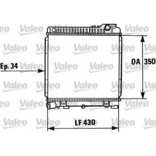 819209 VALEO Радиатор, охлаждение двигателя