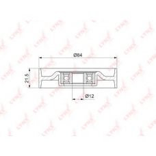 PB5052 LYNX Ролик натяжной / приводной