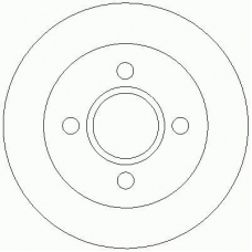 D2267 ROULUNDS Тормозной диск