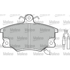 551041 VALEO Комплект тормозных колодок, дисковый тормоз