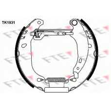 TK1931 FTE Комплект тормозных колодок