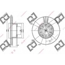 BD1125 DJ PARTS Тормозной диск