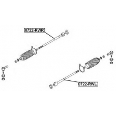 0722-RWL ASVA Осевой шарнир, рулевая тяга