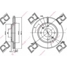 BD1184 DJ PARTS Тормозной диск