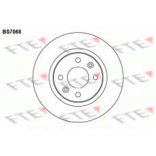 BS7068 FTE Тормозной диск