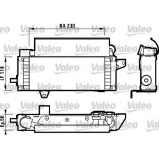 817001 VALEO Масляный радиатор, двигательное масло