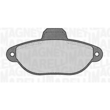 363916060219 MAGNETI MARELLI Комплект тормозных колодок, дисковый тормоз