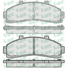 05P989 LPR Комплект тормозных колодок, дисковый тормоз