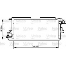 814245 VALEO Конденсатор, кондиционер