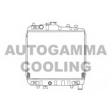 100472 AUTOGAMMA Радиатор, охлаждение двигателя
