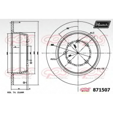 871507.6880 MAXTECH Тормозной диск