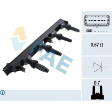 80278 FAE Катушка зажигания