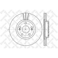 6020-3913V-SX STELLOX Тормозной диск