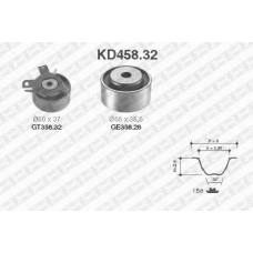 KD458.32 SNR Комплект ремня грм