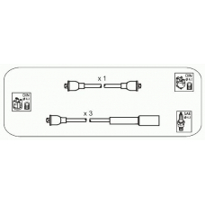 JP312 JANMOR Комплект проводов зажигания
