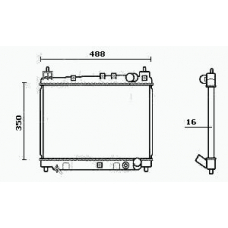 RM0300 EQUAL QUALITY Радиатор, охлаждение двигателя