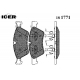 181771<br />ICER<br />Комплект тормозных колодок, дисковый тормоз