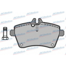 AC0581242D AC Delco Комплект тормозных колодок, дисковый тормоз