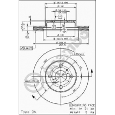 09.5676.20 BREMBO Тормозной диск