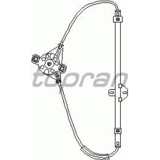 102 992 TOPRAN Подъемное устройство для окон