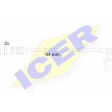 610056 E C ICER Сигнализатор, износ тормозных колодок