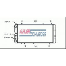 5000161 KUHLER SCHNEIDER Радиатор, охлаждение двигател