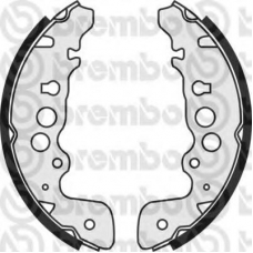 S 79 521 BREMBO Комплект тормозных колодок