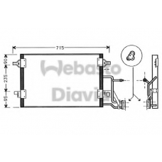 82D0226102MA WEBASTO Конденсатор, кондиционер