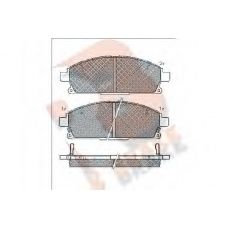 RB1521 R BRAKE Комплект тормозных колодок, дисковый тормоз