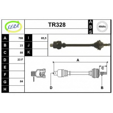 TR328 SERA Приводной вал