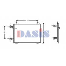 482005N AKS DASIS Конденсатор, кондиционер