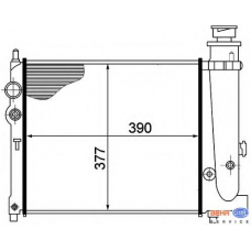 8MK 376 715-391 HELLA Радиатор, охлаждение двигателя