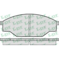 05P266 LPR Комплект тормозных колодок, дисковый тормоз