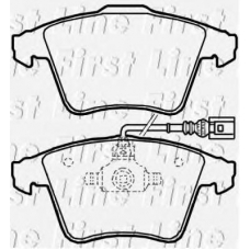 FBP3787 FIRST LINE Комплект тормозных колодок, дисковый тормоз